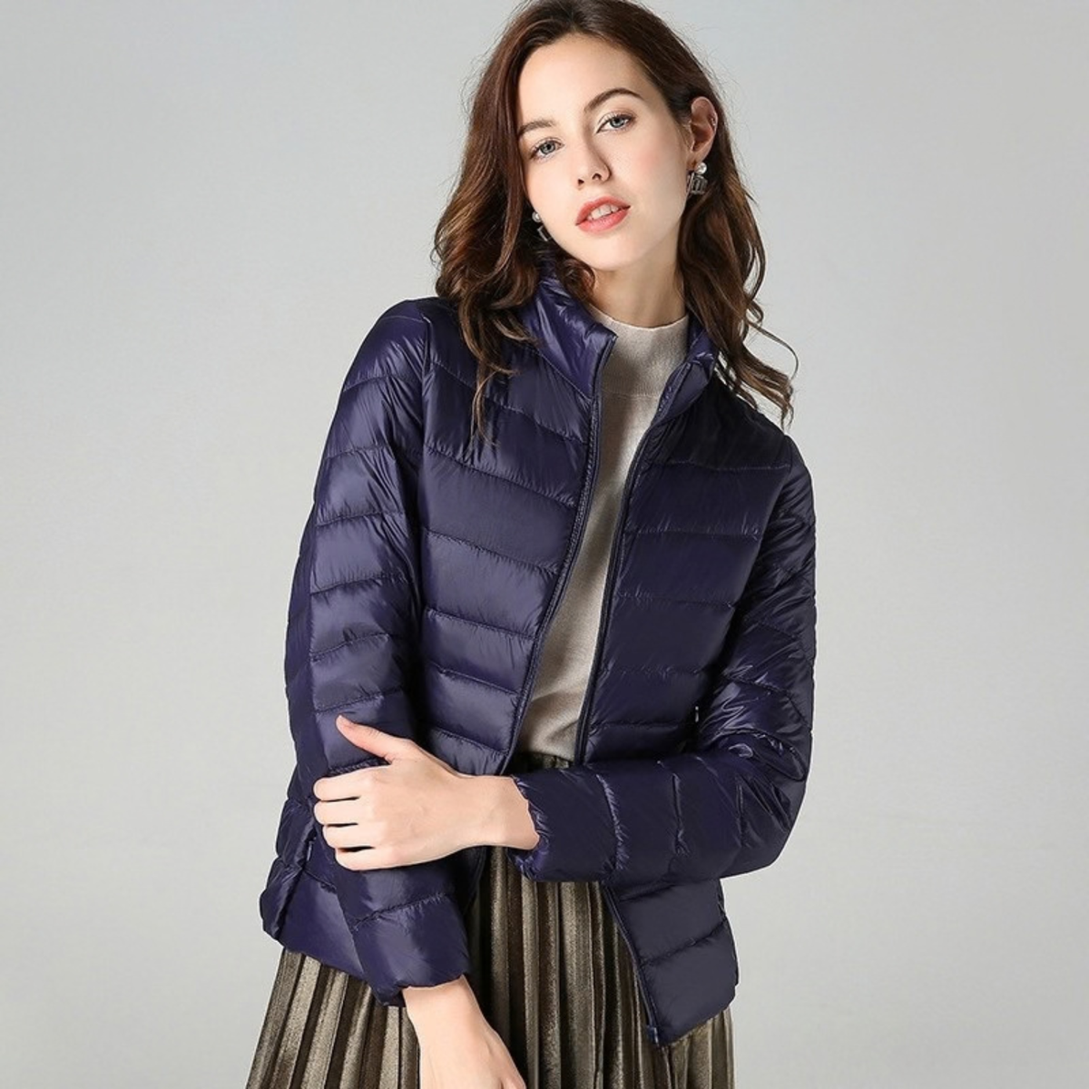 Lysandra Lightweight Duck Down Puffer Jacket