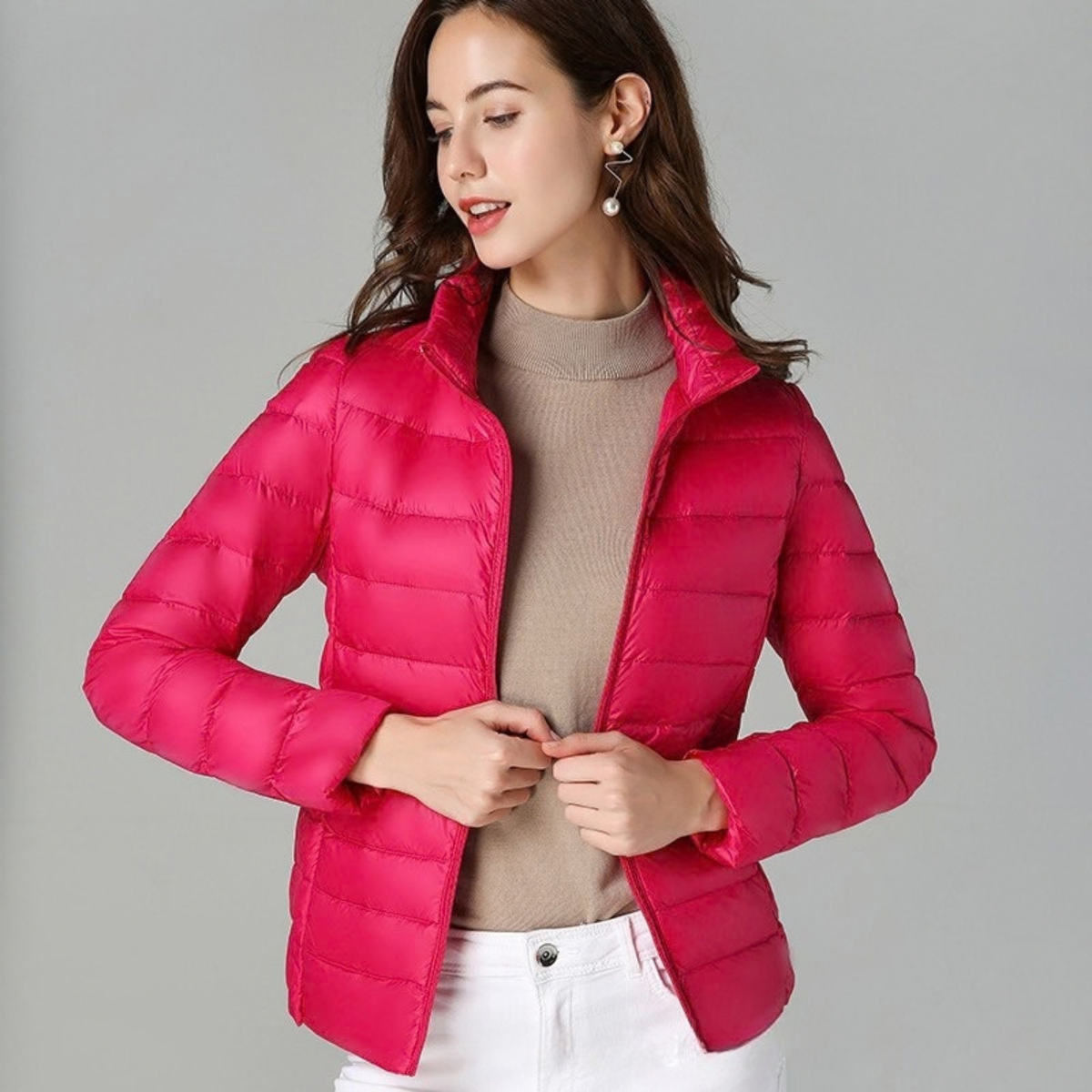 Lysandra Lightweight Duck Down Puffer Jacket