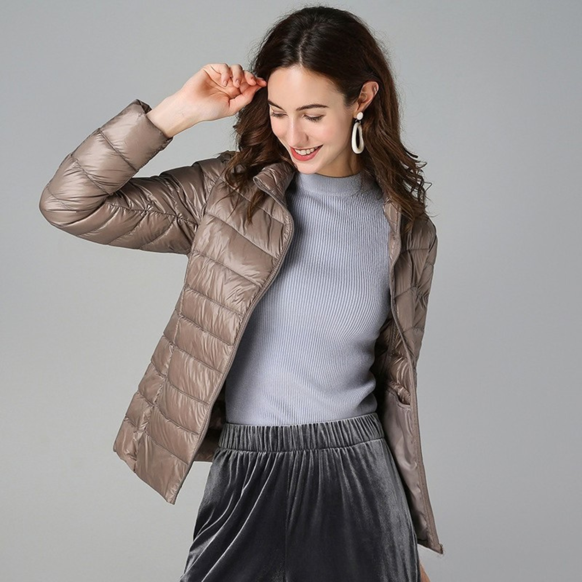 Lysandra Lightweight Duck Down Puffer Jacket