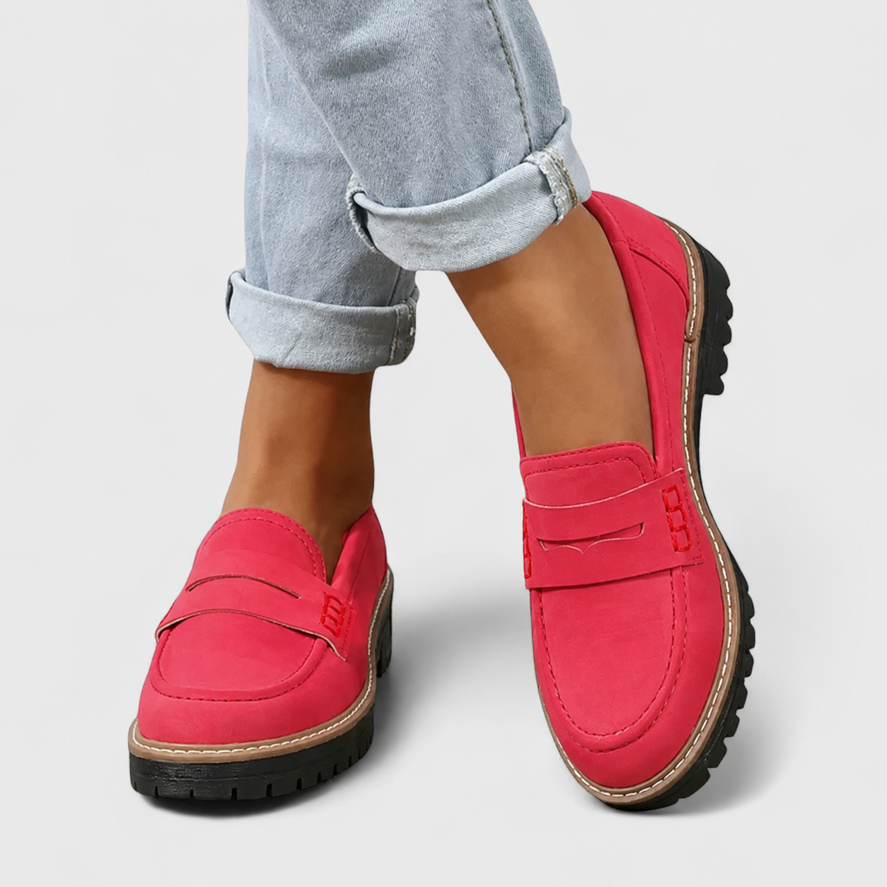 Phyllis Comfort Lug Sole Loafers