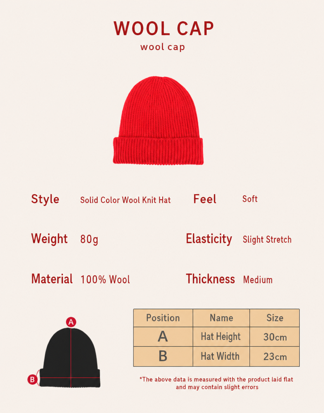 Pure Wool Three-Piece Gift Set