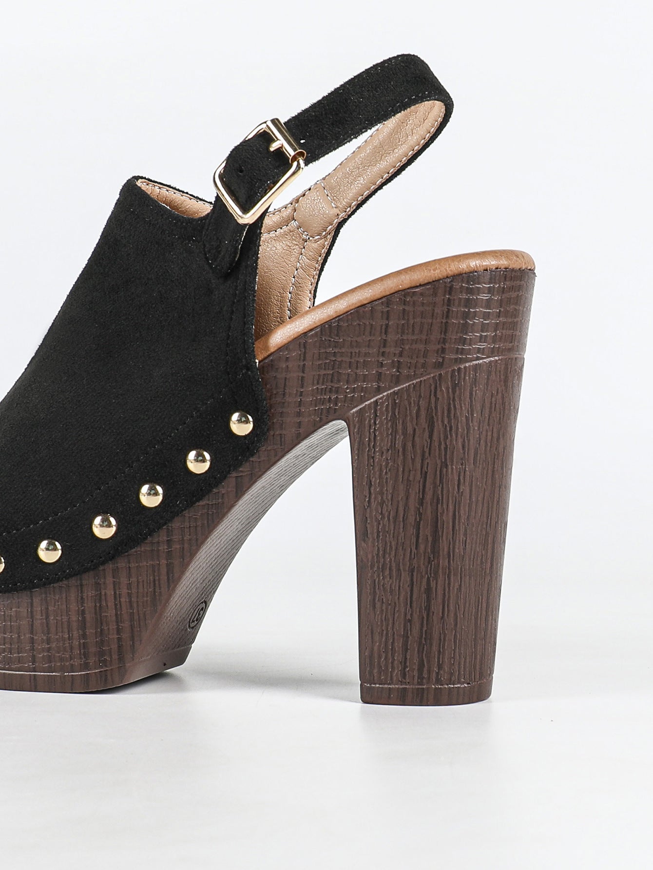 Belva Studded Platform Heel Sandals