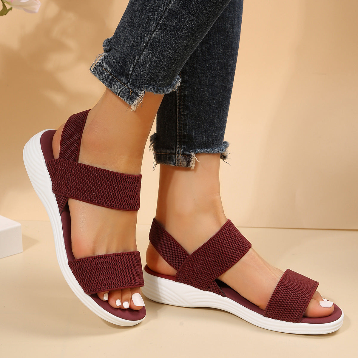 Simone Comfort Stretch Sandals