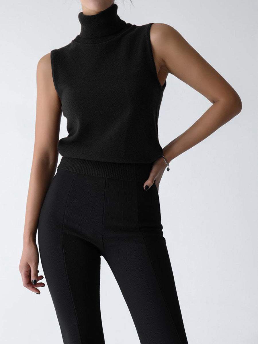Madelief Mock Neck Knit Sweater Twinset