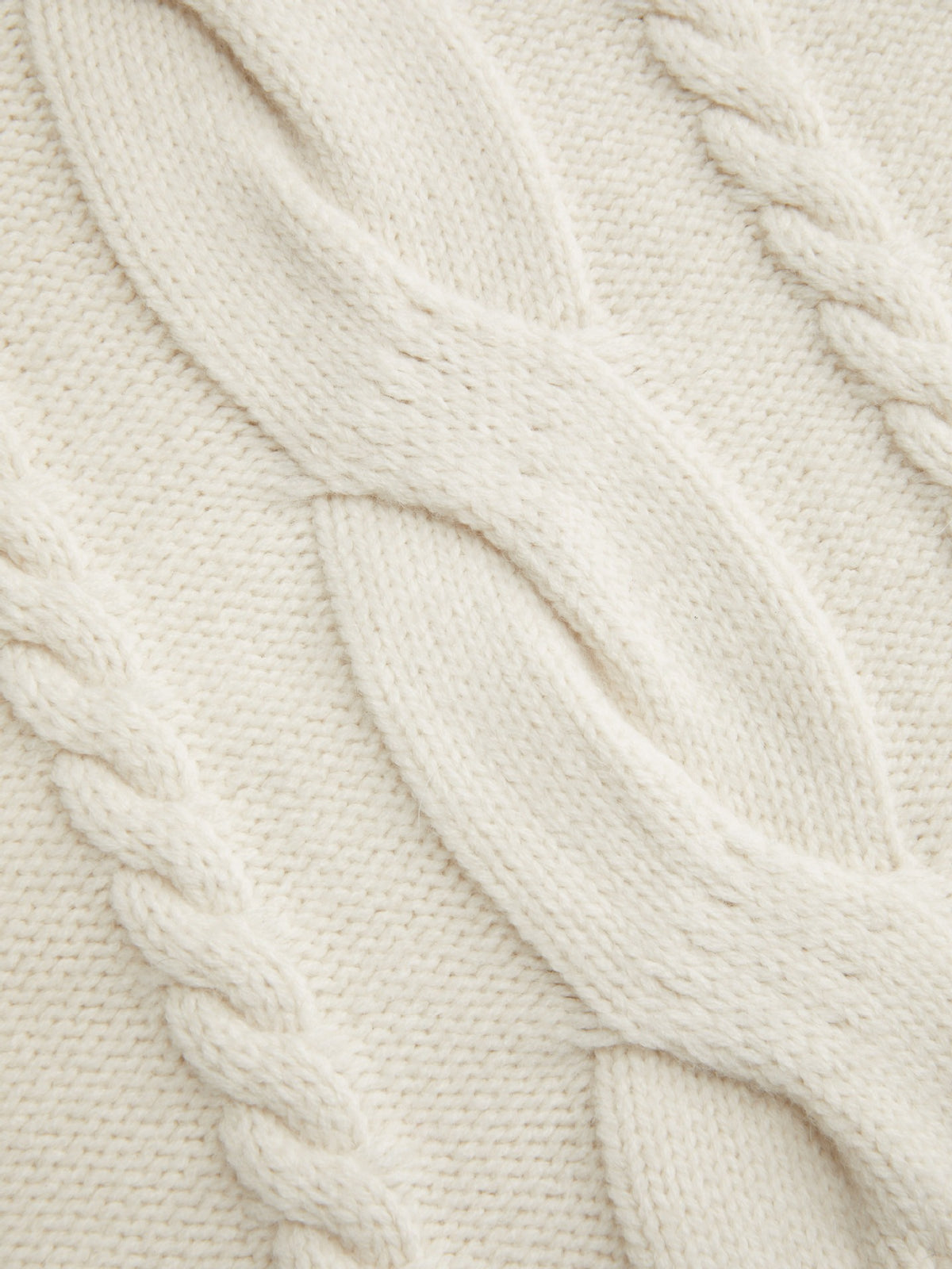 Letty Cable Knit Batwing Turtleneck Sweater