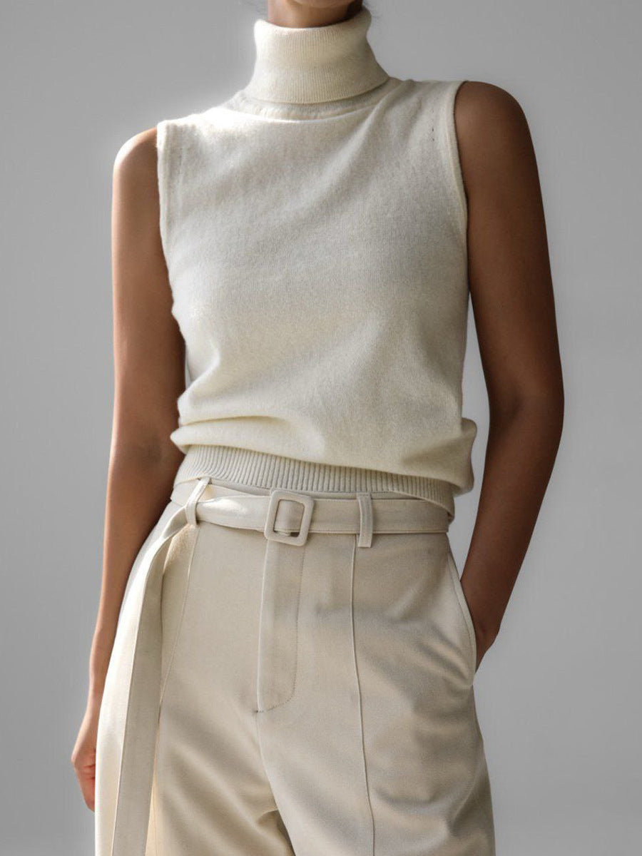 Madelief Mock Neck Knit Sweater Twinset