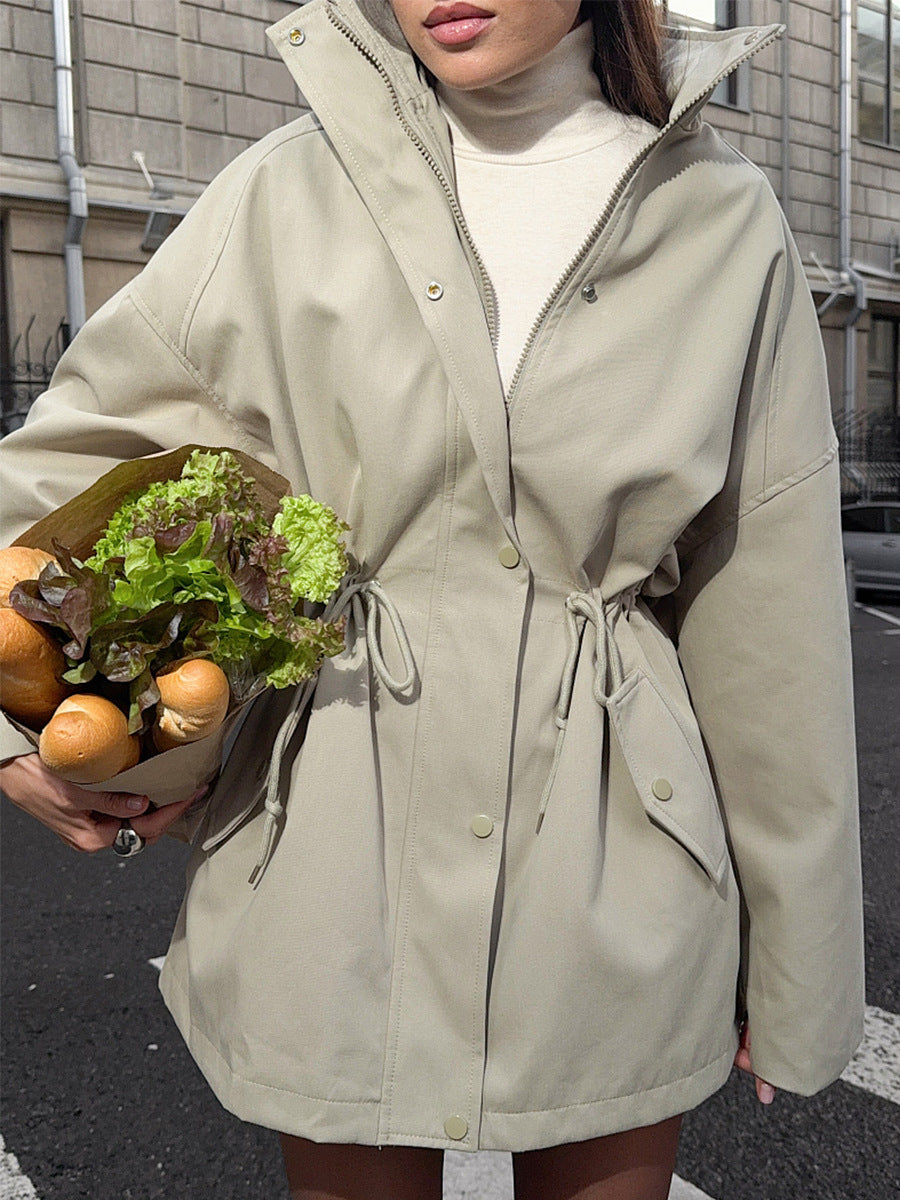 Armelle Cotton Drawstring Utility Jacket