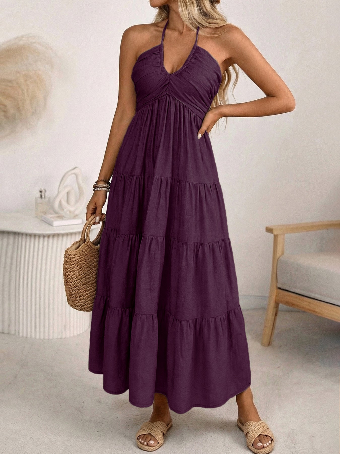 Lillian Flow Cotton Midi Dress