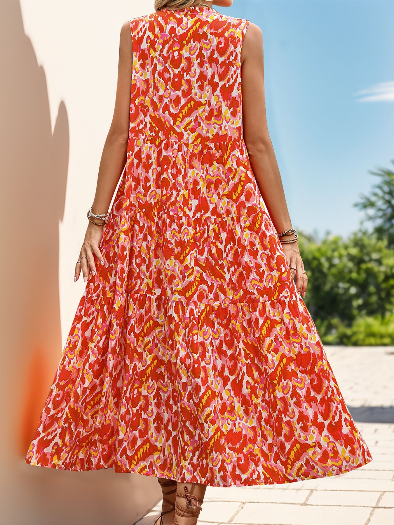 Arlene Printed Resort Midi Dress