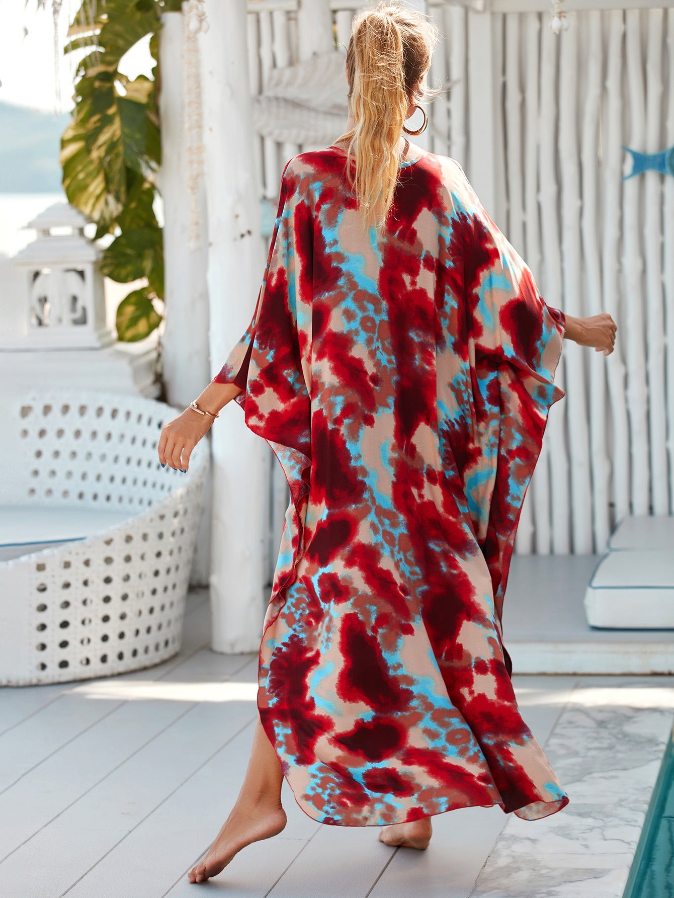 Marina Beach Kaftan Cover-Up