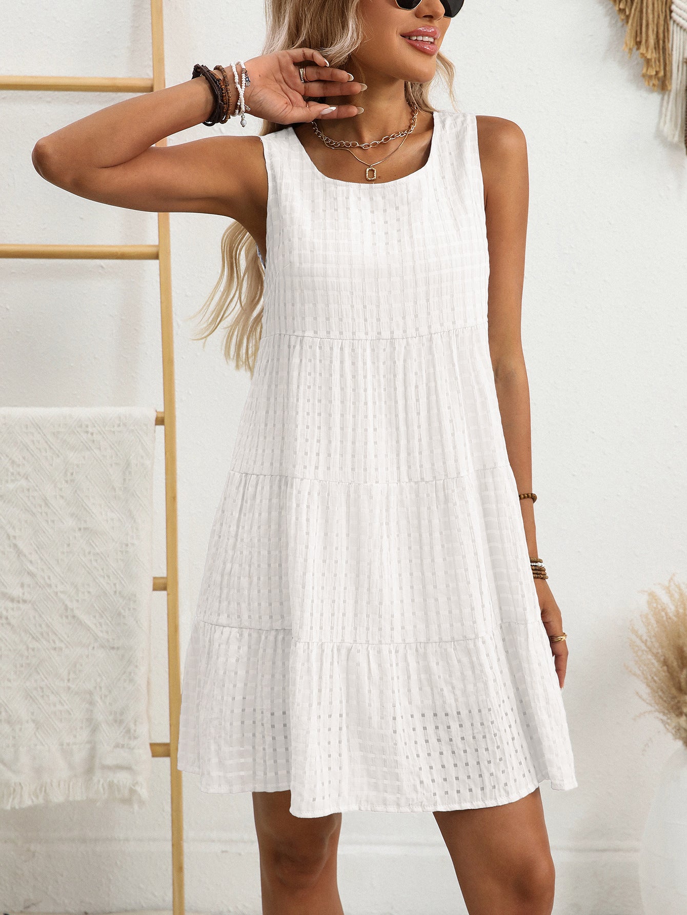 Roma Gingham Dress