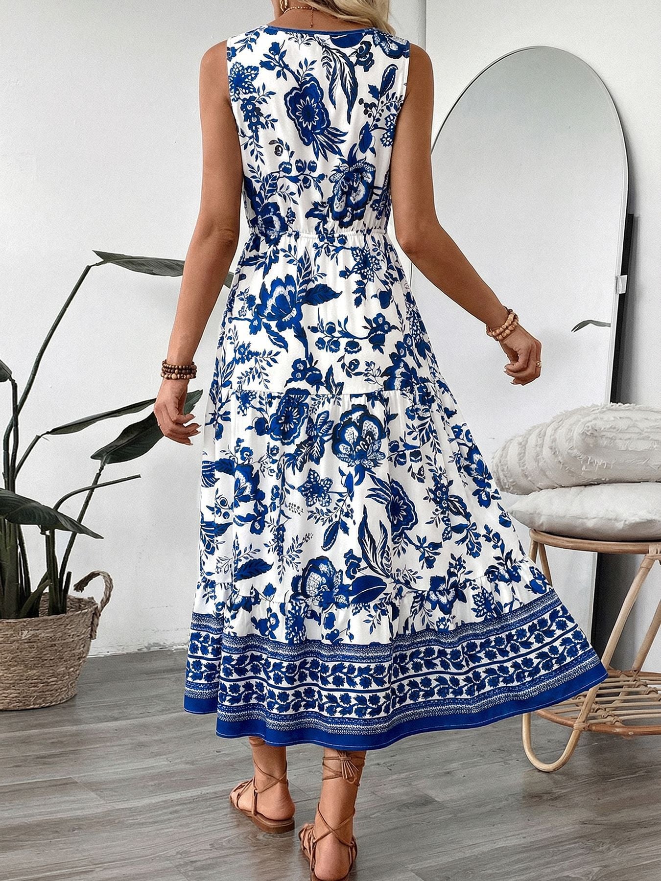 Florence Flow Floral Midi Dress