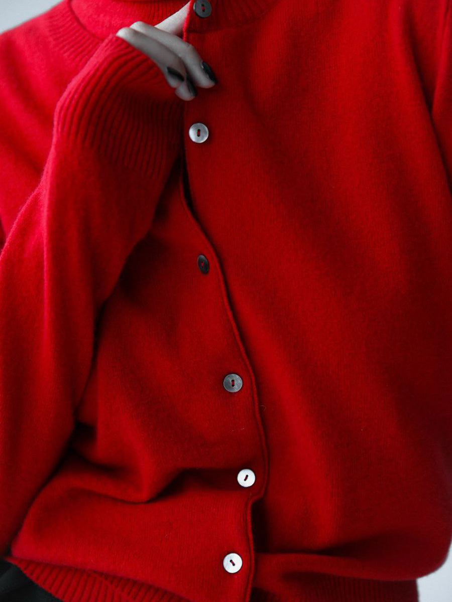 Madelief Mock Neck Knit Sweater Twinset