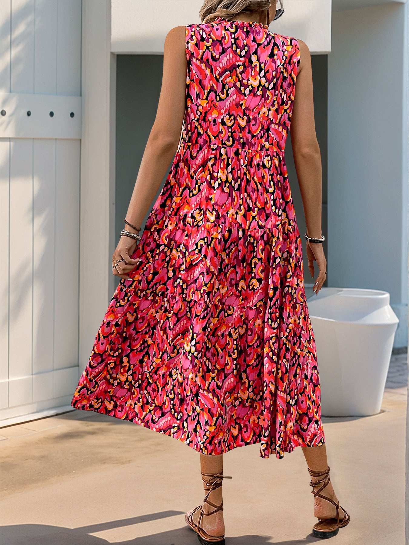 Arlene Printed Resort Midi Dress