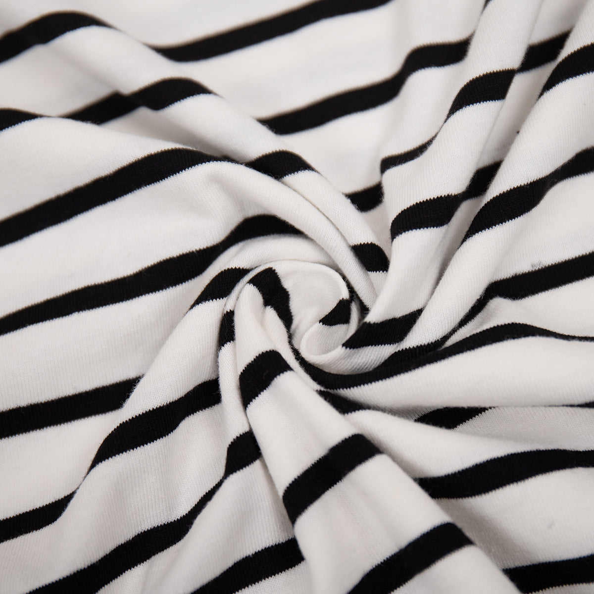 Demelza Striped Cotton Long Sleeve Tee
