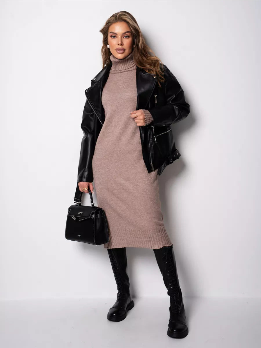Margo & Main – turtleneck knit sweater dress, additional view 13, US women's sizes