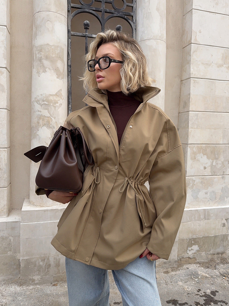 Armelle Cotton Drawstring Utility Jacket