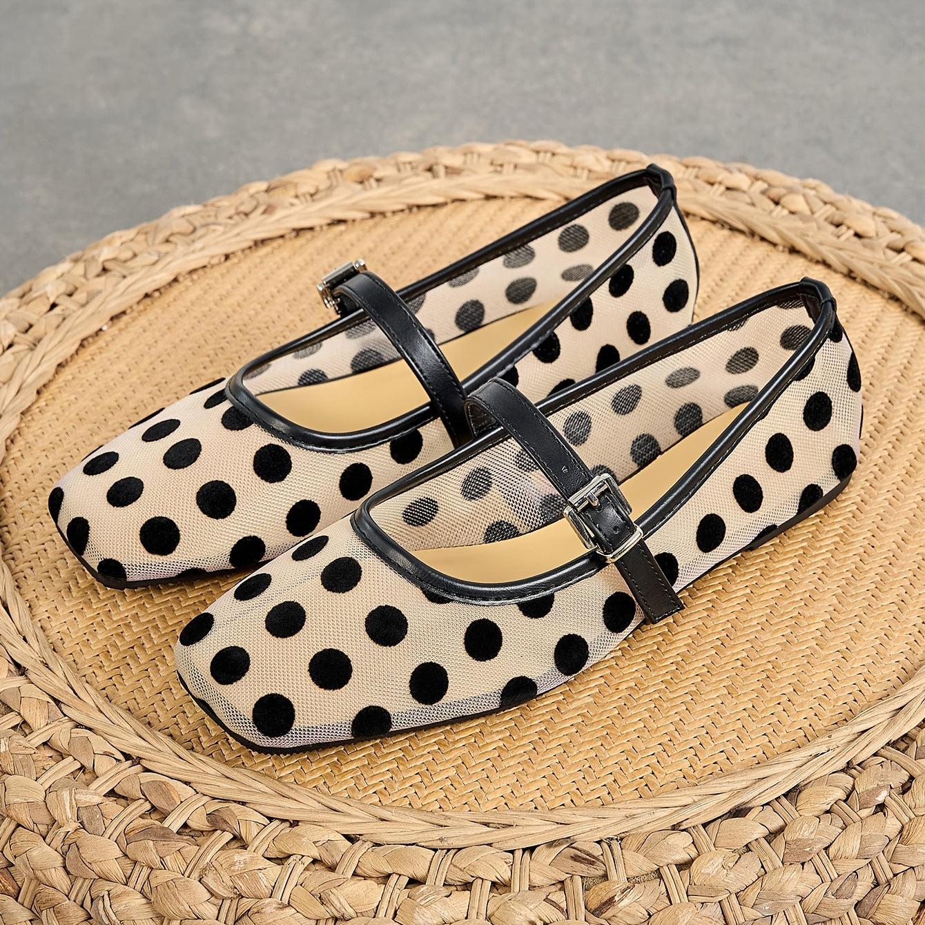 Leslie Mesh Mary Janes