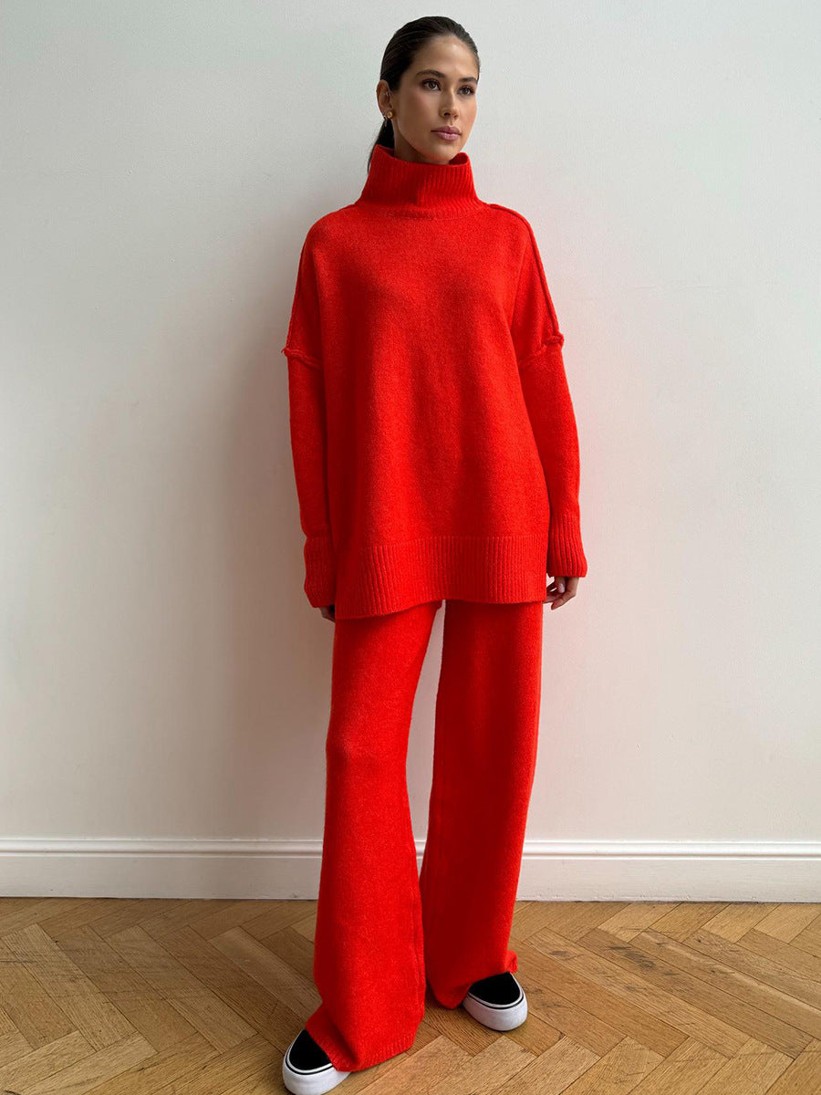 Margo & Main – turtleneck knit sweater & pants set, additional view 12, US women's sizes