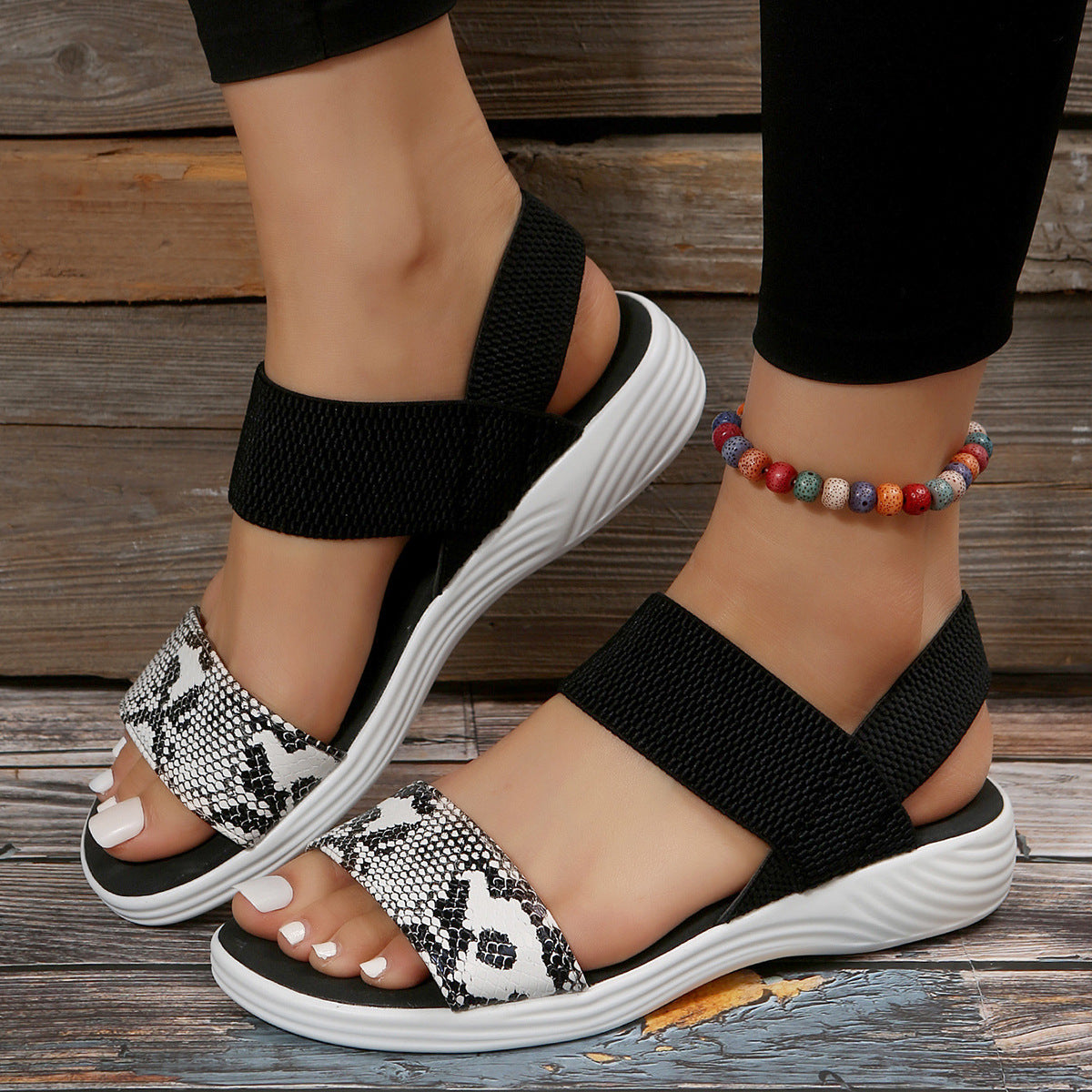 Simone Comfort Stretch Sandals