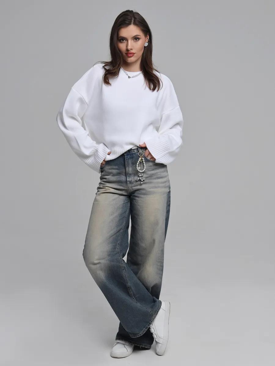 Margo & Main – ribbed-cuff oversized pullover sweater, additional view 23, US women's sizes