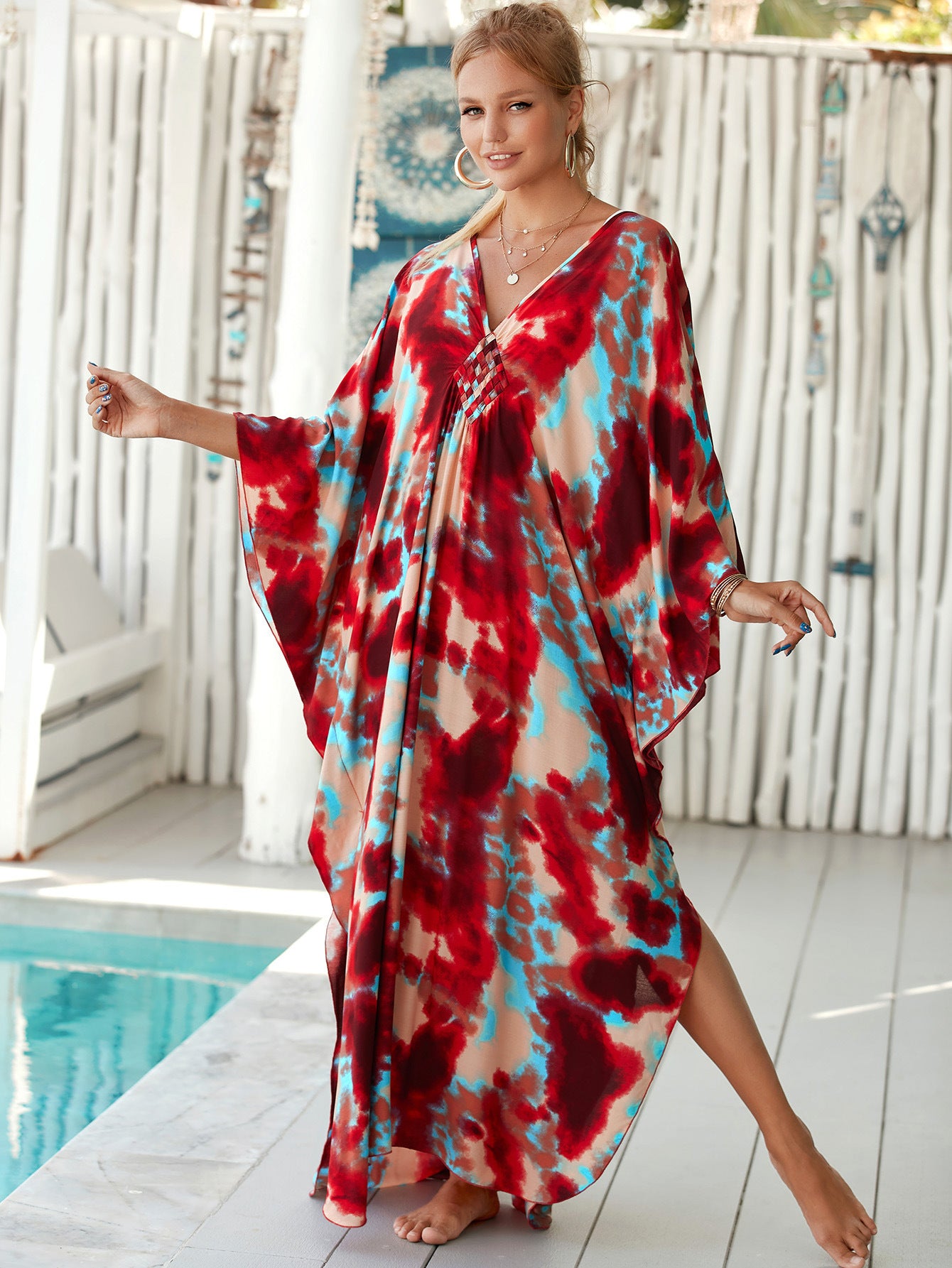 Marina Beach Kaftan Cover-Up
