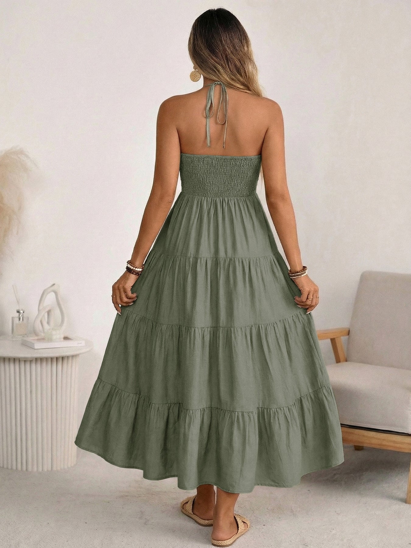 Lillian Flow Cotton Midi Dress