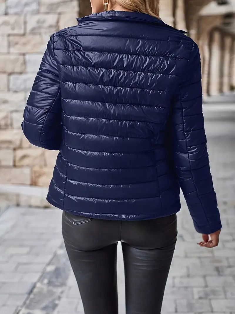 Basilia Short Quilted Stand Collar Jacket