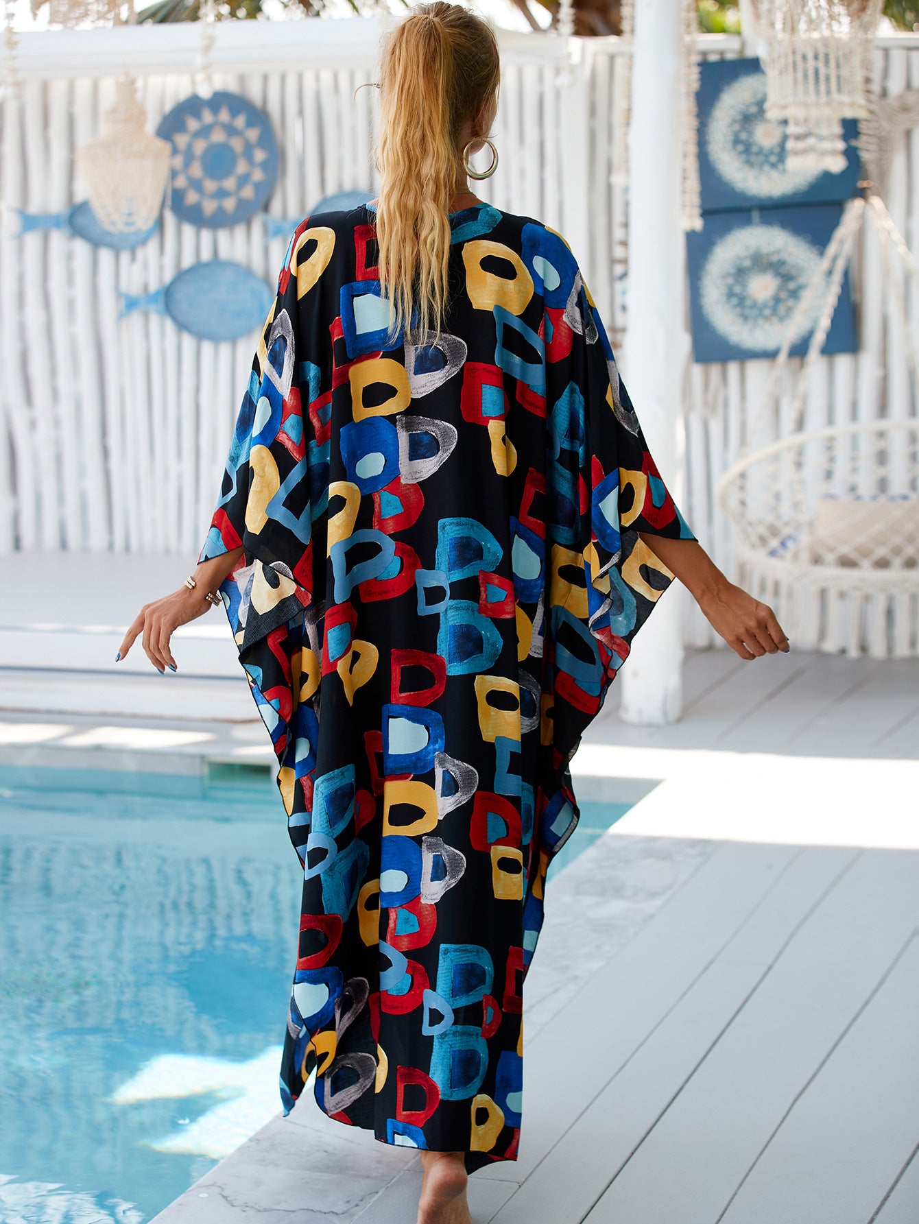 Marina Beach Kaftan Cover-Up