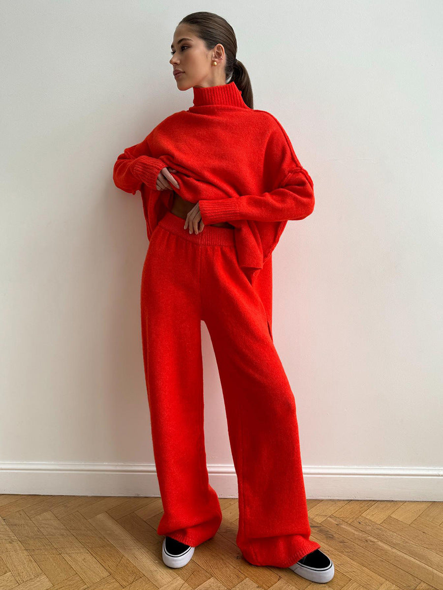 Margo & Main – turtleneck knit sweater & pants set, additional view 11, US women's sizes