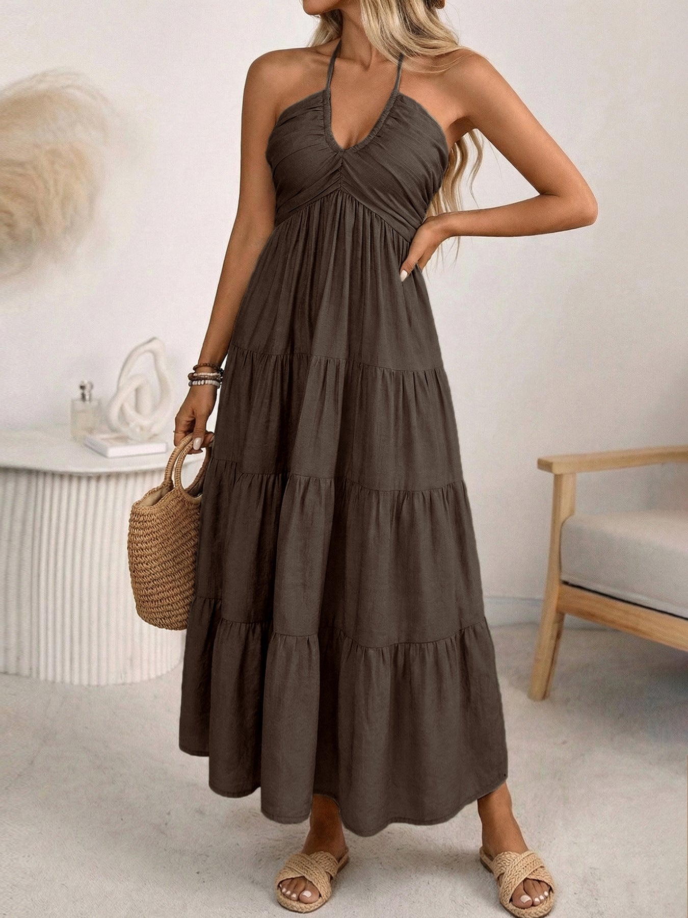 Lillian Flow Cotton Midi Dress