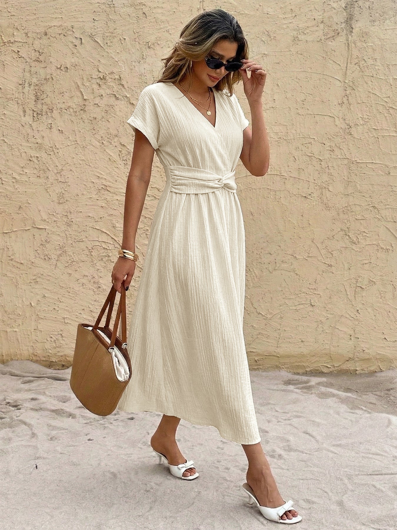 Solenne Airflow Waist Dress