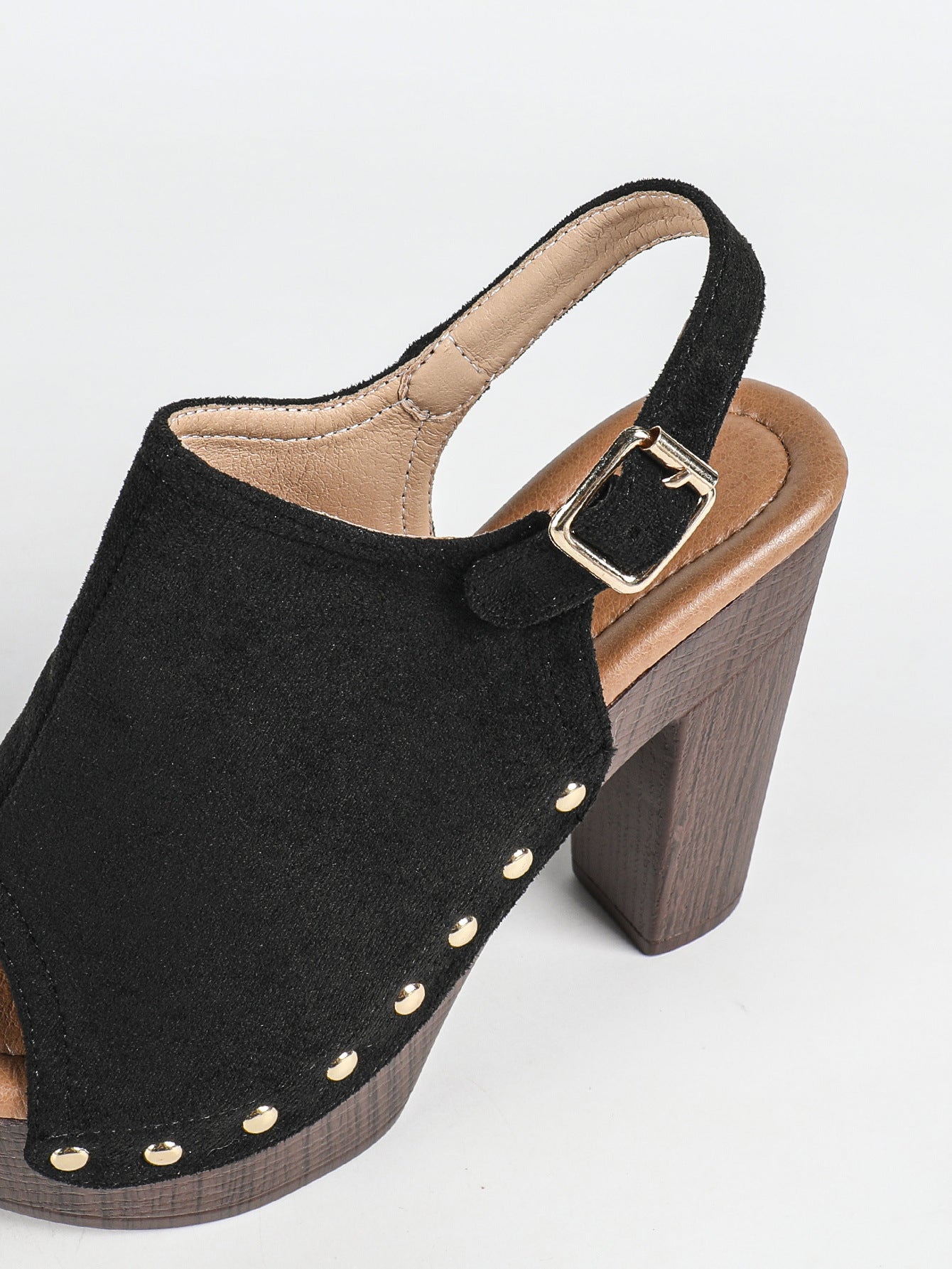 Belva Studded Platform Heel Sandals