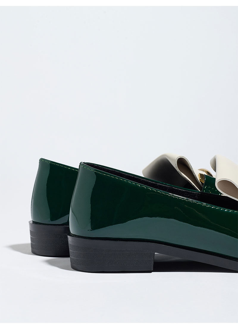 Beatrice Patent Fringe Loafers