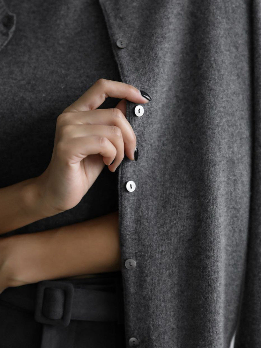 Madelief Mock Neck Knit Sweater Twinset