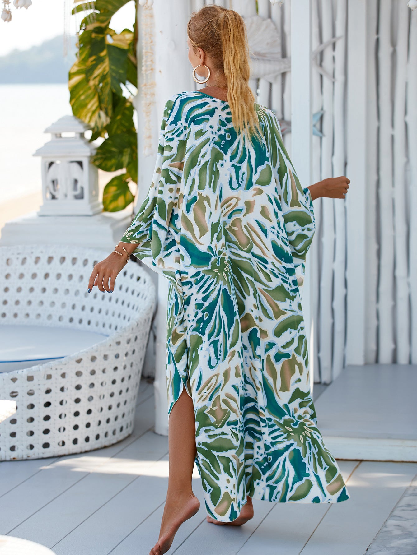 Marina Beach Kaftan Cover-Up