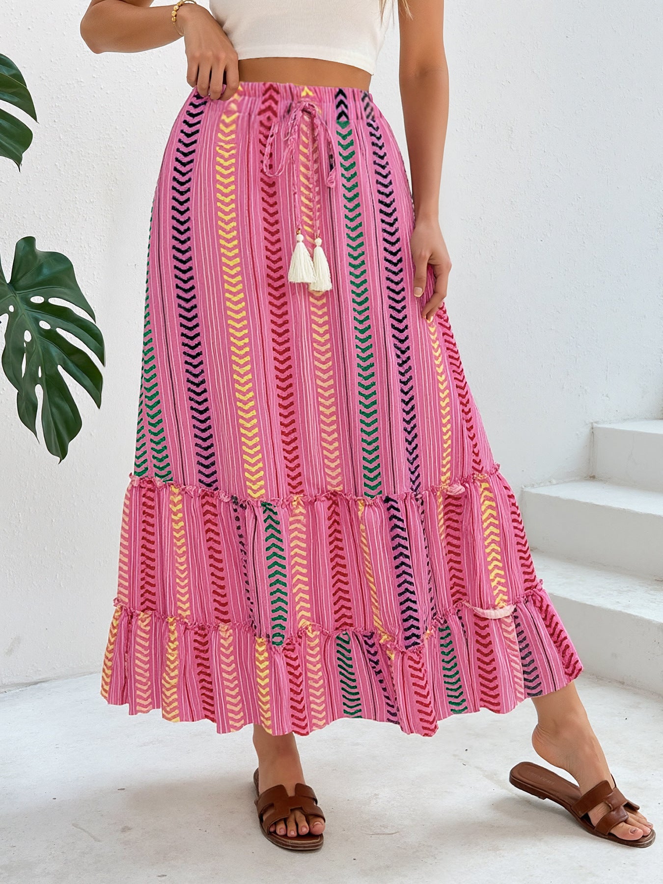 Vivian Boho Flow Maxi Skirt