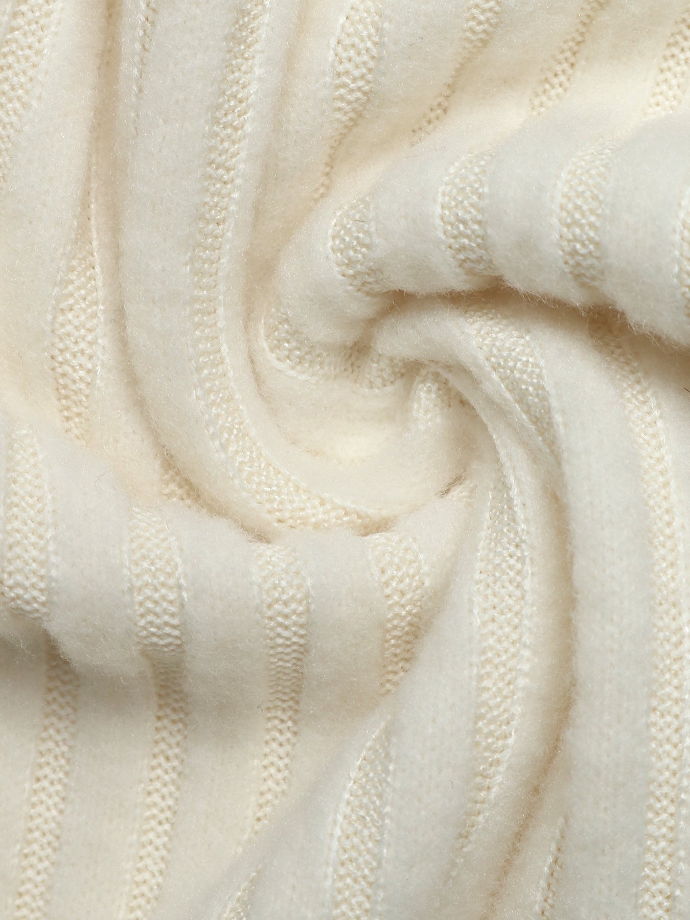 Margo & Main – cream ribbed knit polo collar midi dress, styled view, US women's sizes