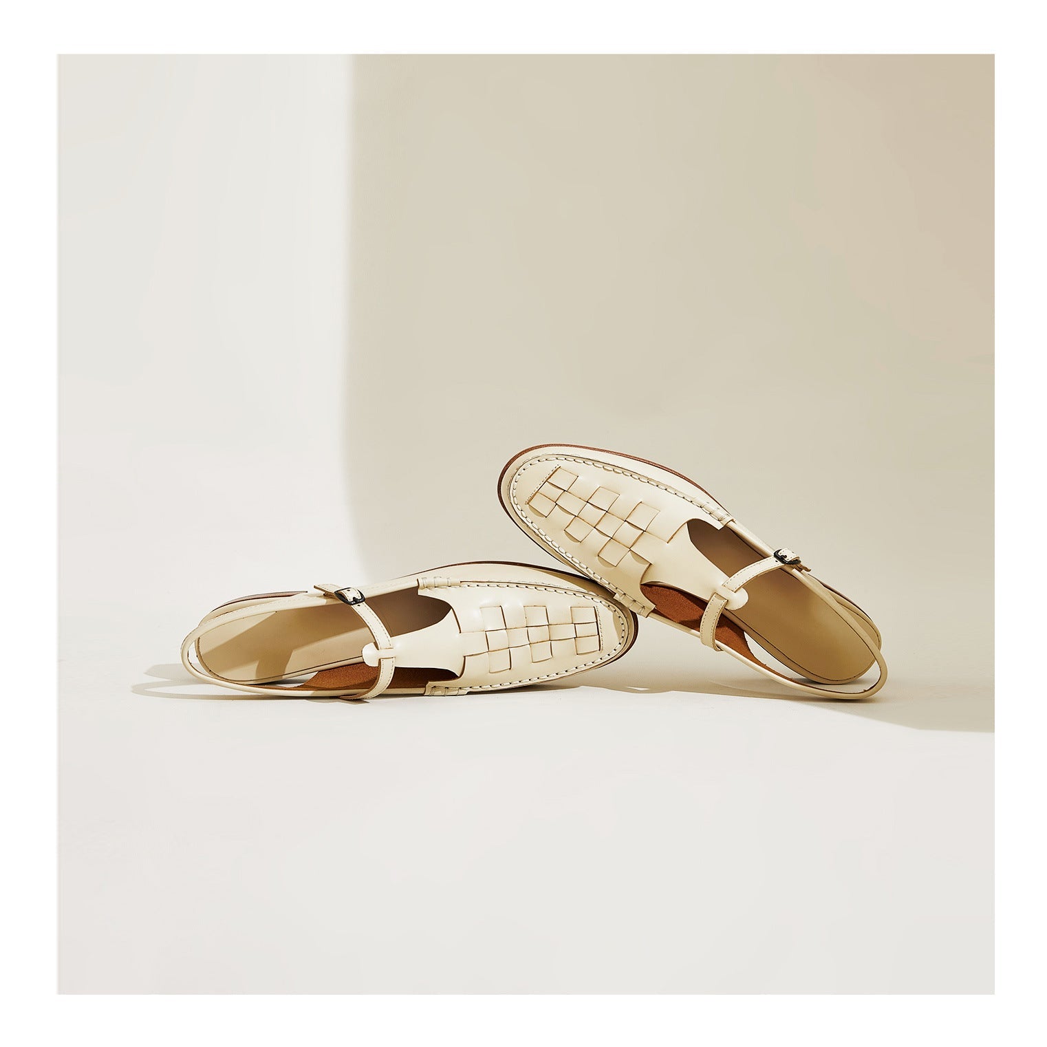 Patricia Woven Slingback Loafer Sandals