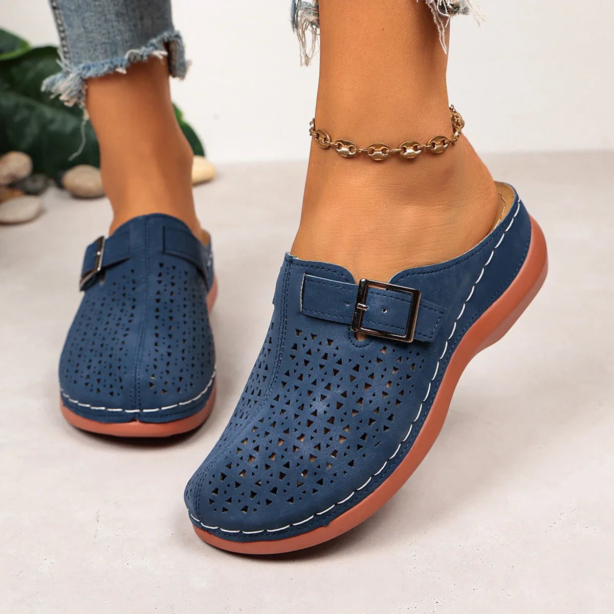 Calista Breathable Slip-On Clogs