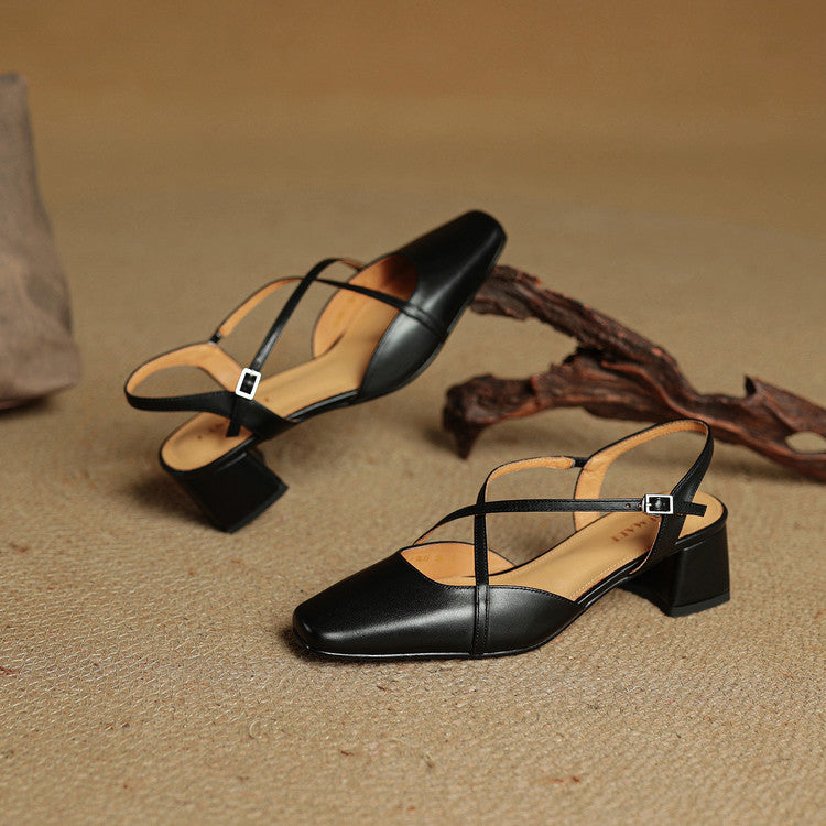 Margo & Main – black slingback mary jane pair styled beside driftwood, US women’s sizes