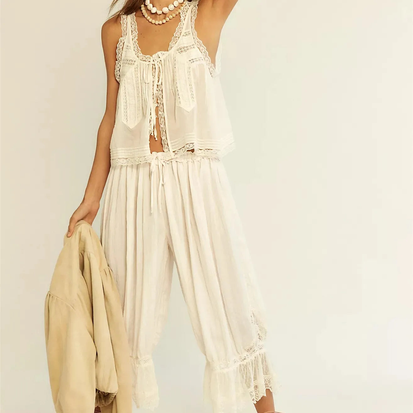 Joyce Lace Two-Piece Set
