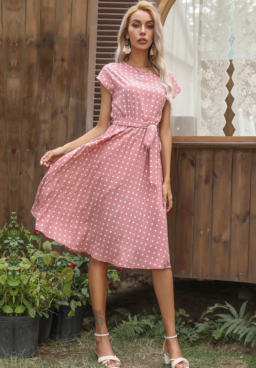Virginia Polka Dot Midi Dress