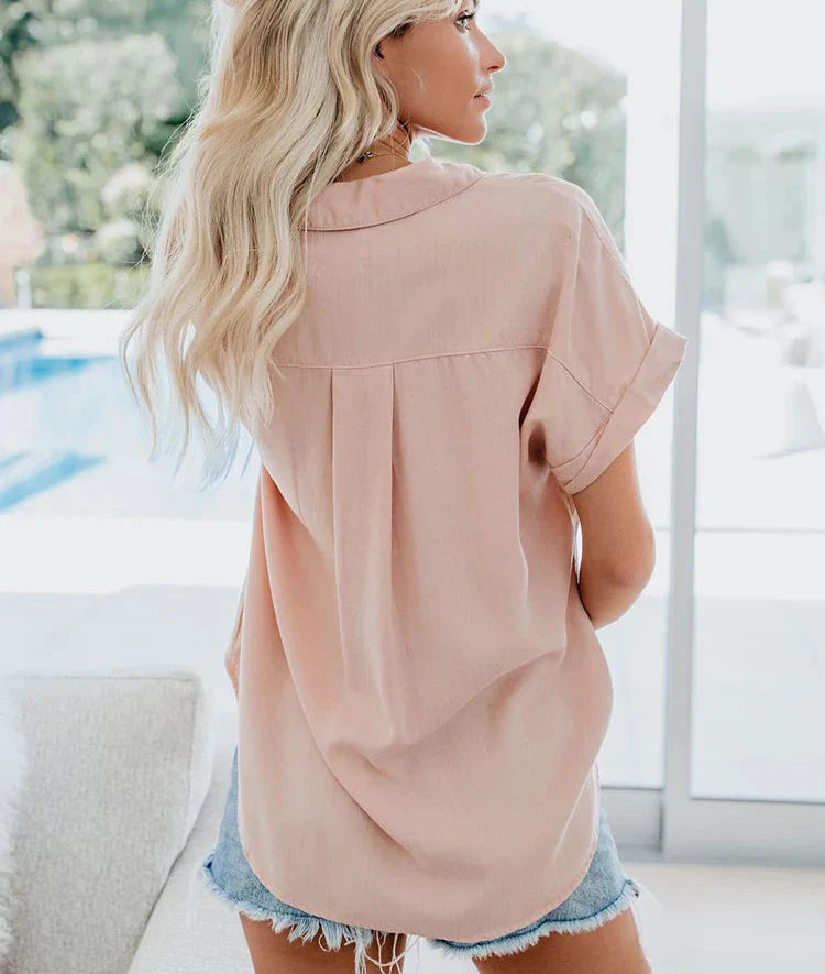 Martha Breeze Button Blouse