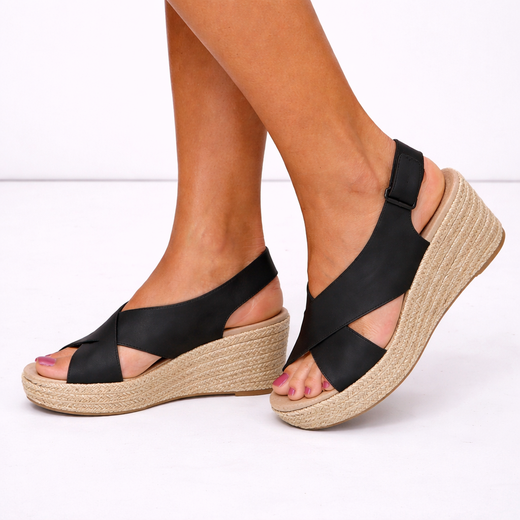 Odessa Orthopedic Espadrille Wedge Sandals