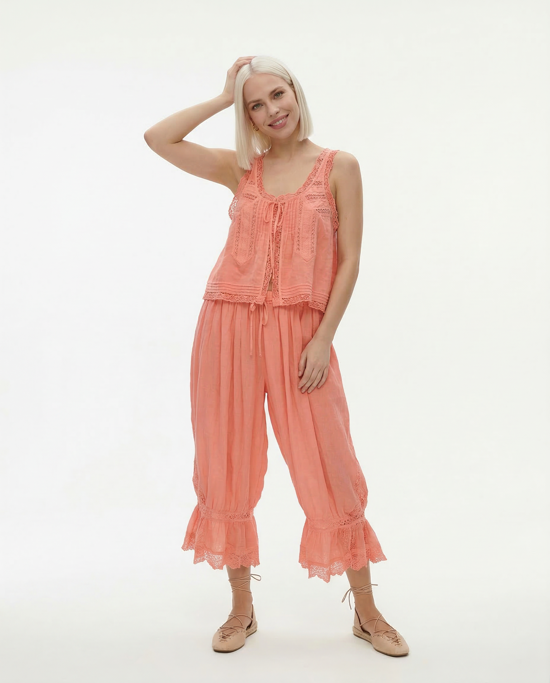 Joyce Lace Two-Piece Set