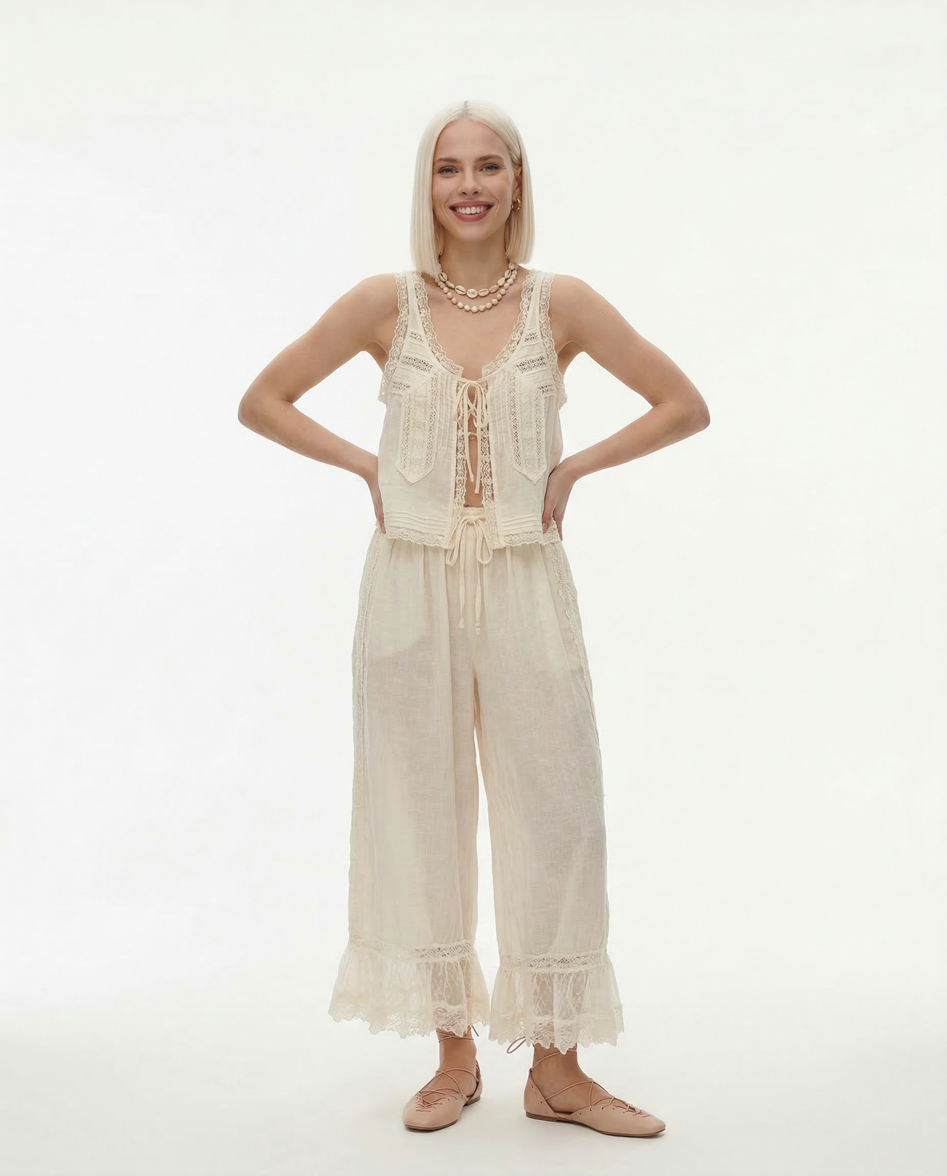 Joyce Lace Two-Piece Set