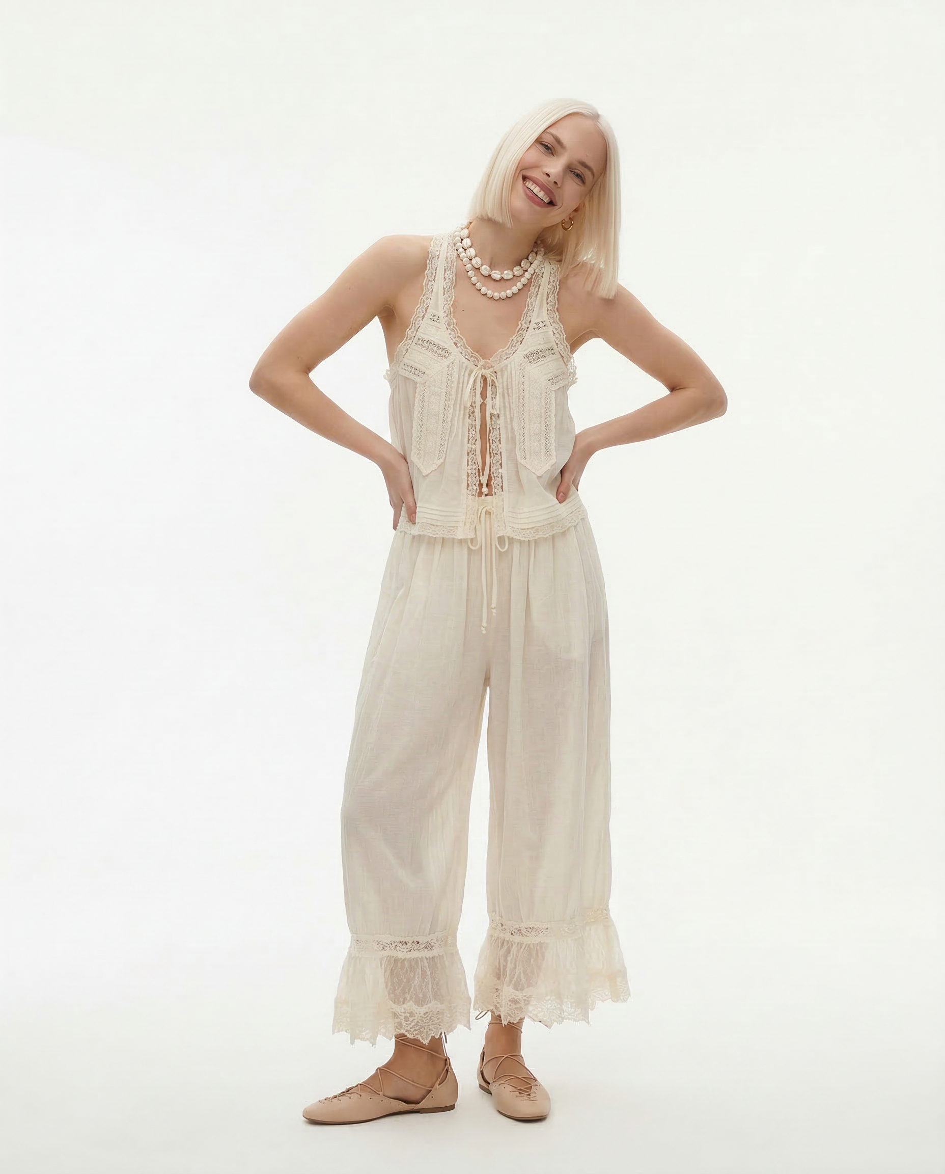 Joyce Lace Two-Piece Set