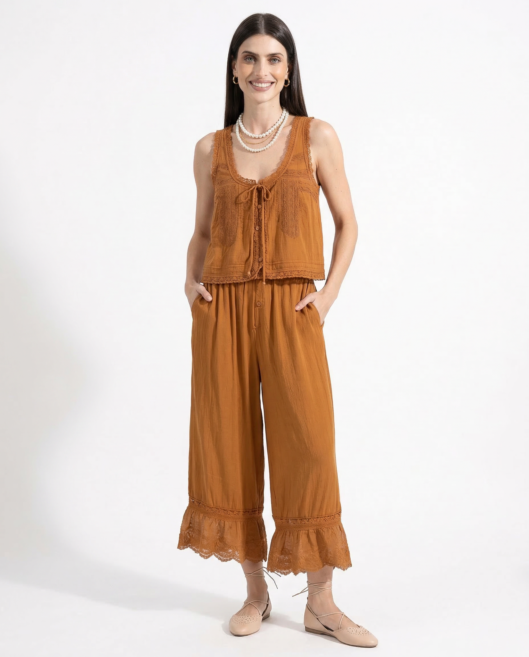 Joyce Lace Two-Piece Set