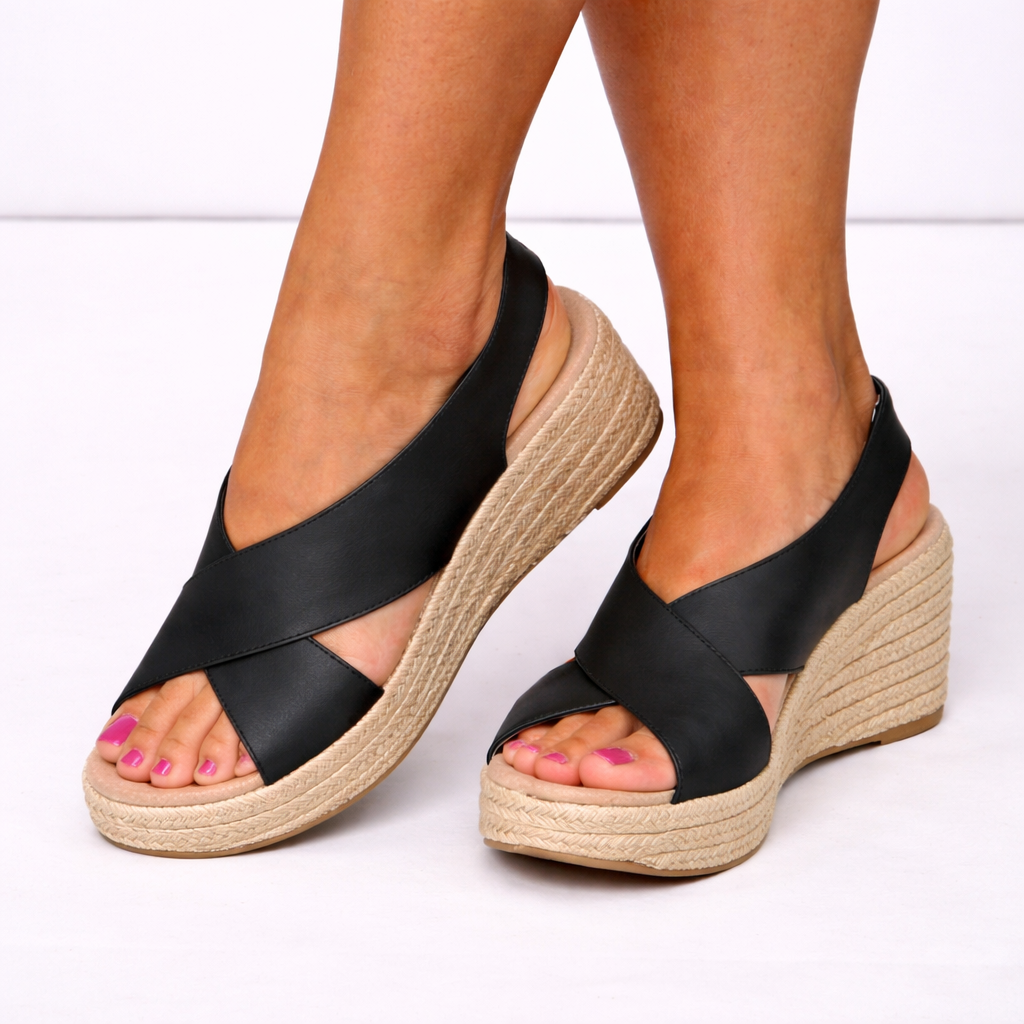 Odessa Orthopedic Espadrille Wedge Sandals